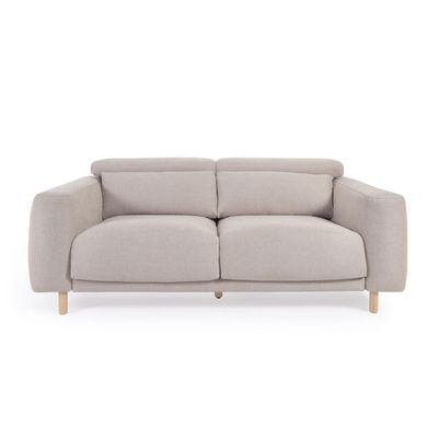 Kave Home 3-zits Bank 'Singa' Chenille, kleur Beige
