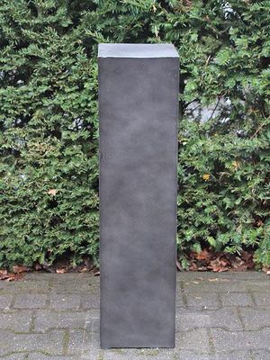 Zuil light cement, grijs gemêleerd, 80x20x20 cm