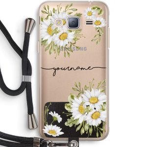 Daisies: Samsung Galaxy J3 (2016) Transparant Hoesje met koord