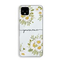 Daisies: Pixel 4 XL Transparant Hoesje