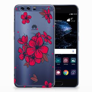 Huawei P10 Plus TPU Case Blossom Red