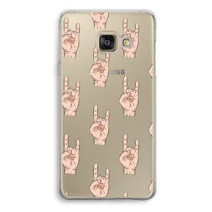 Rock: Samsung A3 (2017) Transparant Hoesje
