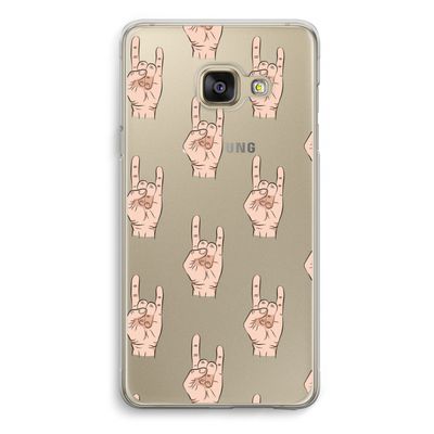 Rock: Samsung A3 (2017) Transparant Hoesje