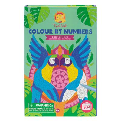 Selecta Kleuren op nummer - de tropen