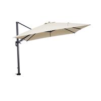 Hawaii parasol - 300x300 cm - carbon black - ecru - thumbnail
