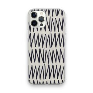 Marrakech Zigzag: iPhone 12 Pro Max Transparant Hoesje
