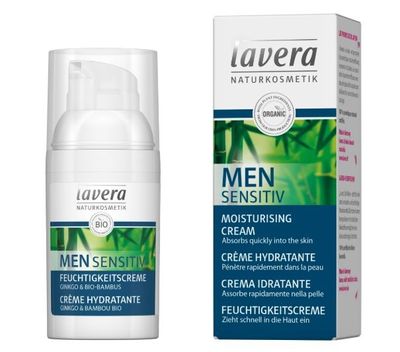 Lavera Men Sensitiv moisturising cream bio EN-FR-IT-DE (30 ml)