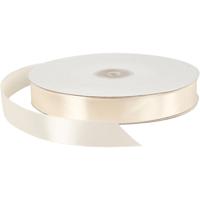Creativ Company Satijnlint, b: 20 mm, off-white, 100 m/ 1 rol