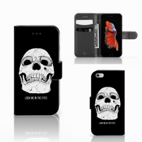 Telefoonhoesje met Naam Apple iPhone 6 | 6s Skull Eyes - thumbnail