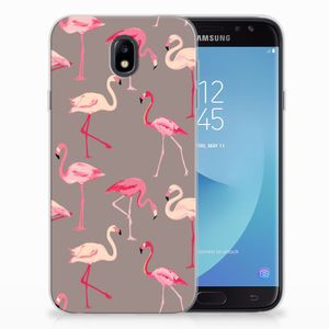 Samsung Galaxy J7 2017 | J7 Pro TPU Hoesje Flamingo