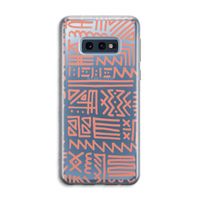 Marrakech Pink: Samsung Galaxy S10e Transparant Hoesje