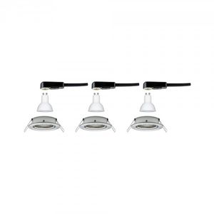 Paulmann 93429 Nova Inbouwlamp Set van 3 stuks LED GU10 19.5 W IJzer (geborsteld)