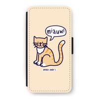Miauw: iPhone 12 Pro Flip Hoesje