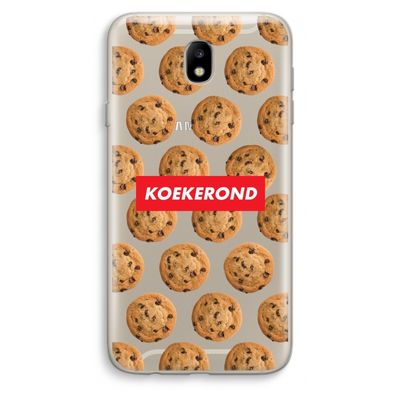Koekerond: Samsung Galaxy J7 (2017) Transparant Hoesje