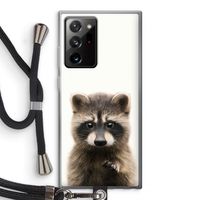 Rocco: Samsung Galaxy Note 20 Ultra / Note 20 Ultra 5G Transparant Hoesje met koord