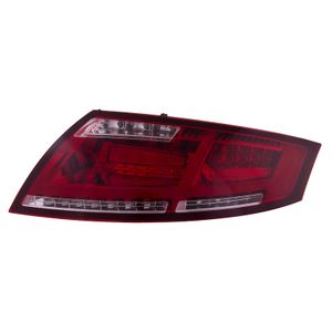 Set LED Achterlichten passend voor Audi TT 2006-2013 Rood/Smoke incl. Dynamic knipperlichten DLAUR49LRS