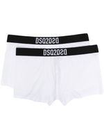 DSQUARED2 boxer à ceinture à logo - Blanc - thumbnail