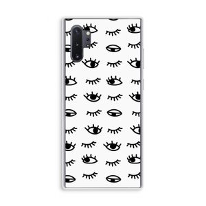 Eye pattern #2: Samsung Galaxy Note 10 Plus Transparant Hoesje