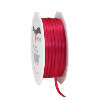 Cadeaulint/sierlint Satijn - 0.3 cm x 50 meter - fuchsia - cadeaus inpakken - decoratie