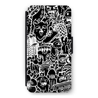 Vexx Black Mixtape: iPhone 11 Flip Hoesje