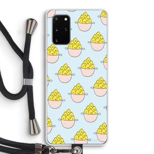 Citroenen: Samsung Galaxy S20 Plus Transparant Hoesje met koord