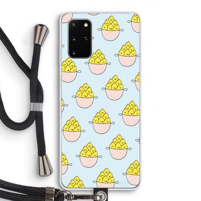 Citroenen: Samsung Galaxy S20 Plus Transparant Hoesje met koord