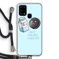 Best Friend Forever: Samsung Galaxy M31 Transparant Hoesje met koord Best Friend Forever: Samsung Galaxy M31 Transparant Hoesje met koord