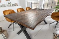 Eettafel Genesis Vintage 200cm Acacia bruin/ 40500 Eettafel Genesis Vintage 200cm Acacia bruin/ 40500