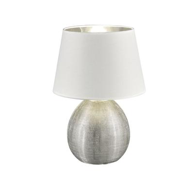 Trio TafellampLuxor 35cm zilver met wit - R50631089