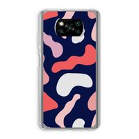 Memphis Shapes Pink: Xiaomi Poco X3 Pro Transparant Hoesje
