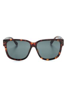 Linda Farrow lunettes de soleil Perry à monture carrée - Marron