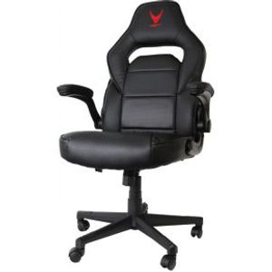 Varr Riverside PC-gamestoel Gestoffeerde gevoerde zitting Zwart, Rood