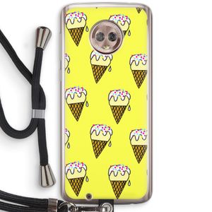 Isjes: Motorola Moto G6 Transparant Hoesje met koord