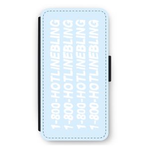 Hotline bling blue: iPhone 11 Pro Max Flip Hoesje