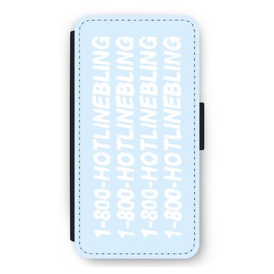 Hotline bling blue: iPhone 11 Pro Max Flip Hoesje