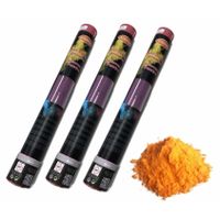 Pakket van 3x stuks kleurenpoeder shooters oranje 40 cm