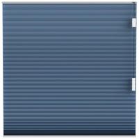 Leen Bakker - Fenstr Plisségordijn Montreal Dubbel 25mm Lichtdoorlatend - Donker (35507) - Polyester - Blauw - 120x10x10 Cm