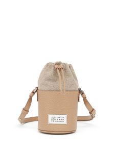 Maison Margiela mini sac seau 5AC - Tons neutres