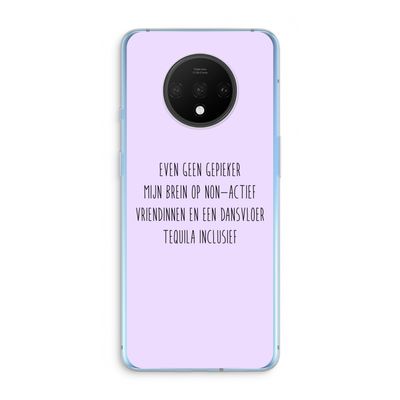 Tequila: OnePlus 7T Transparant Hoesje