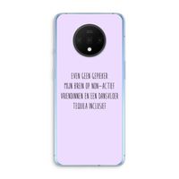 Tequila: OnePlus 7T Transparant Hoesje