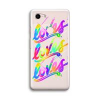 Loves: Google Pixel 3 Transparant Hoesje