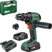 Bosch Groen AdvancedDrill 18V-80 QuickSnap Accuschroefboormachine | 45-min. lader (AL 18V-44) en 2x 18 V Li-Ion accu&apos;s (2,5 Ah)) - 06039E2002