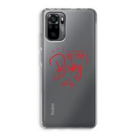 Not Your Baby: Xiaomi Redmi Note 10 Pro Transparant Hoesje