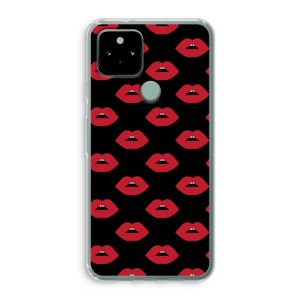 Lips: Google Pixel 5 Transparant Hoesje