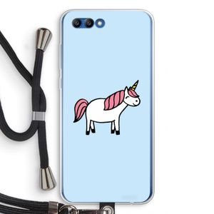 Eenhoorn: Honor 10 Transparant Hoesje met koord