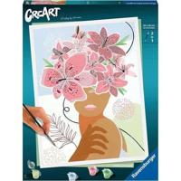CREART 30x40 cm - Bloemen op mijn gedachten - Serie B Art Number - 00020275 - Van 12 jaar oud CREART 30x40 cm - Bloemen op mijn gedachten - Serie B Art Number - 00020275 - Van 12 jaar oud