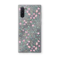 Sierlijke bloemen: Samsung Galaxy Note 10 Transparant Hoesje