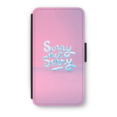 Sorry not sorry: iPhone X Flip Hoesje
