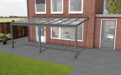 YARD Outdoor Velvetline Veranda 600x300 cm aluminium - Glasdak- - Aluminium- YARD Outdoor