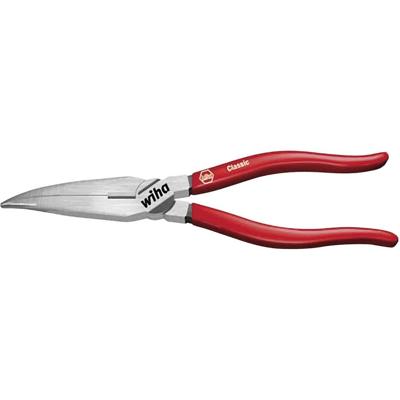 Wiha 26725 Platte rondbektang Elektronica en fijnmechanica 40° gebogen Gereedschapsstaal 200 mm